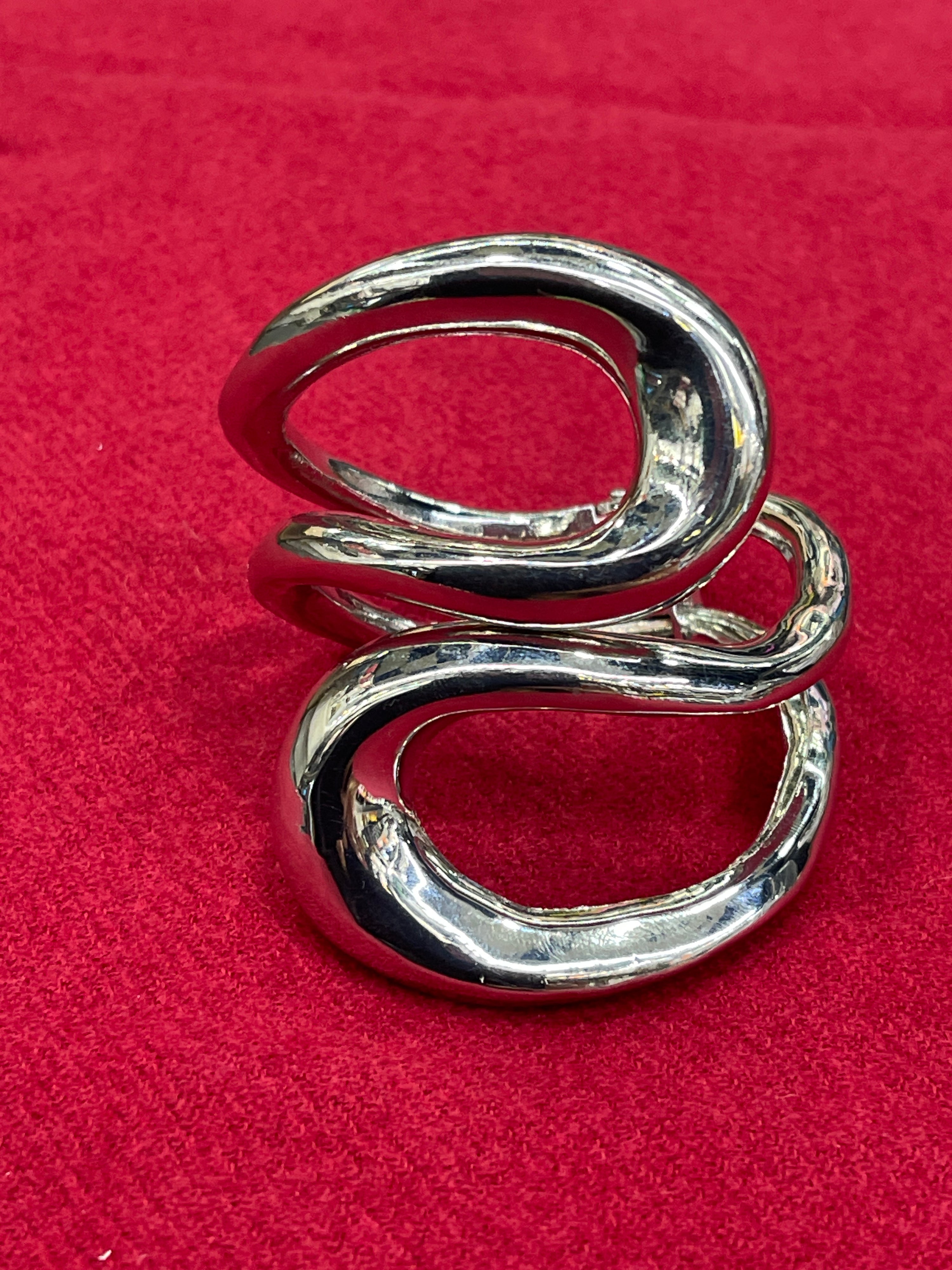 Bijoux Bracciale Rigido Argentato tipo Breil