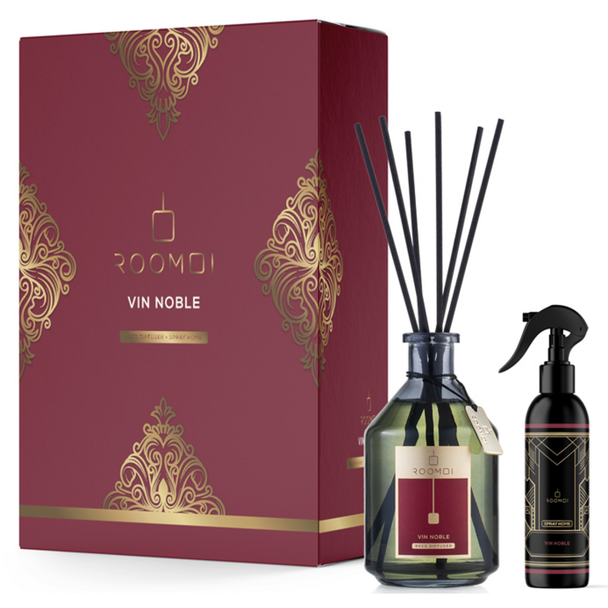 Roomoi Diffusore Ambiente Vin Noble 500 ml + Spray Home 200 ml