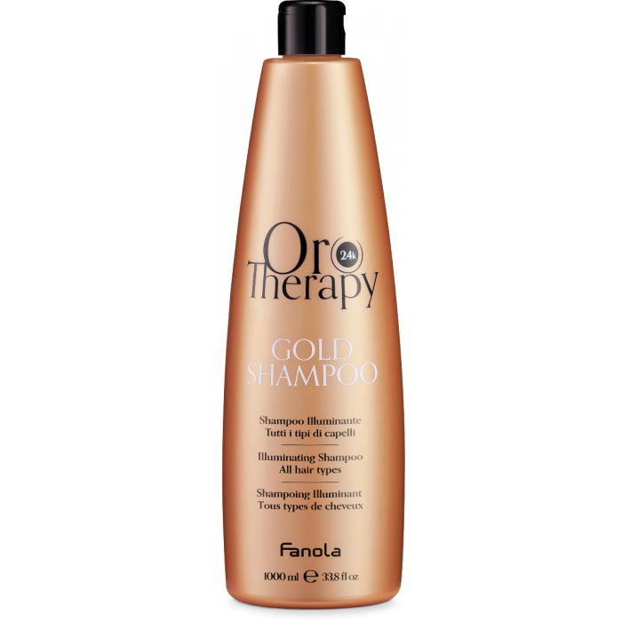 Fanola Oro Therapy Gold Shampoo Illuminante per tutti i tipi di capelli 1 lt
