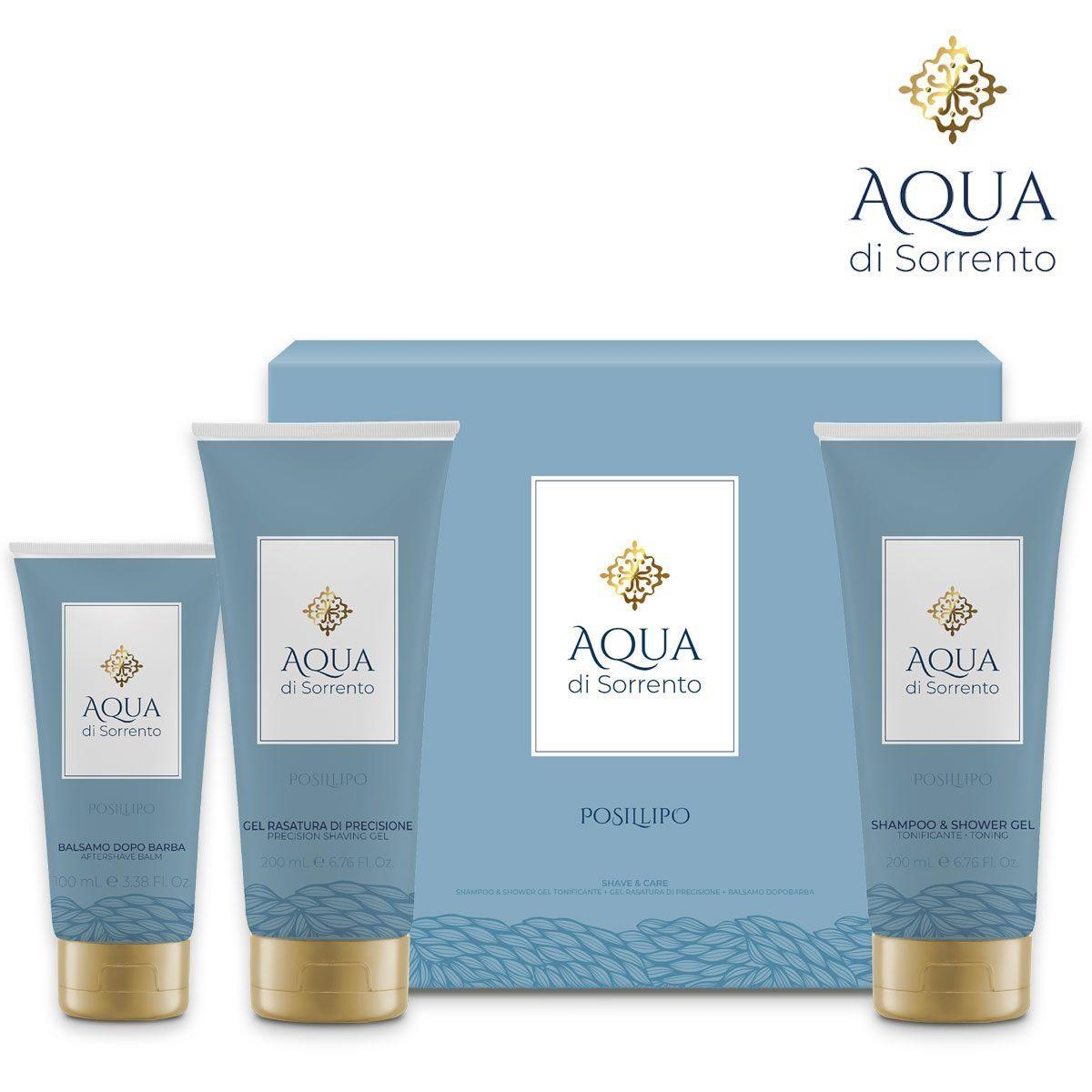 Aqua di Sorrento Posillipo Shampo& Sh.Gel 200 ml+Gel Rasatura 200 ml + Balsamo Dopobarba 100 ml