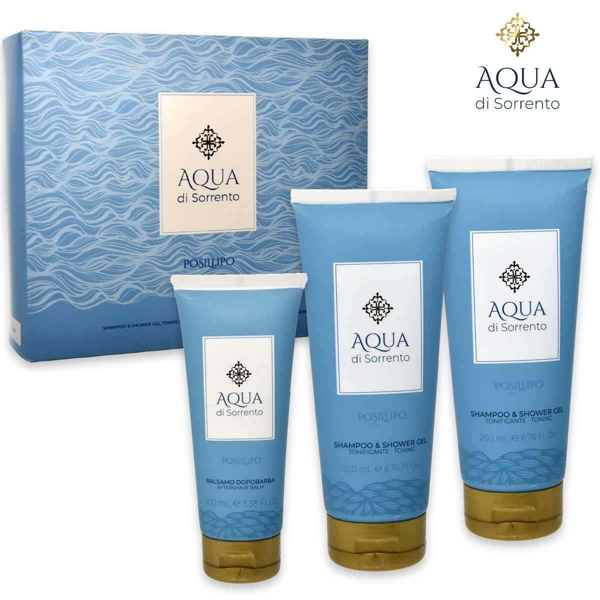 Aqua di Sorrento Posillipo Shower Gel 200+ Dopobarba 100 ml + Gel Barba 200 ml
