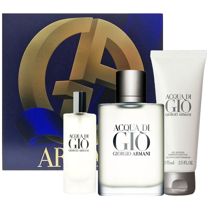 Armani Acqua di Giò Edt 100 ml + 15 ml + Gel Doccia 75 ml