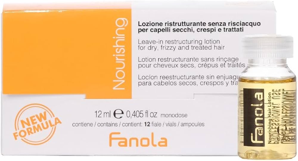 Fanola Nourishing Fiale Ristrutturanti  12 pz x 12 ml