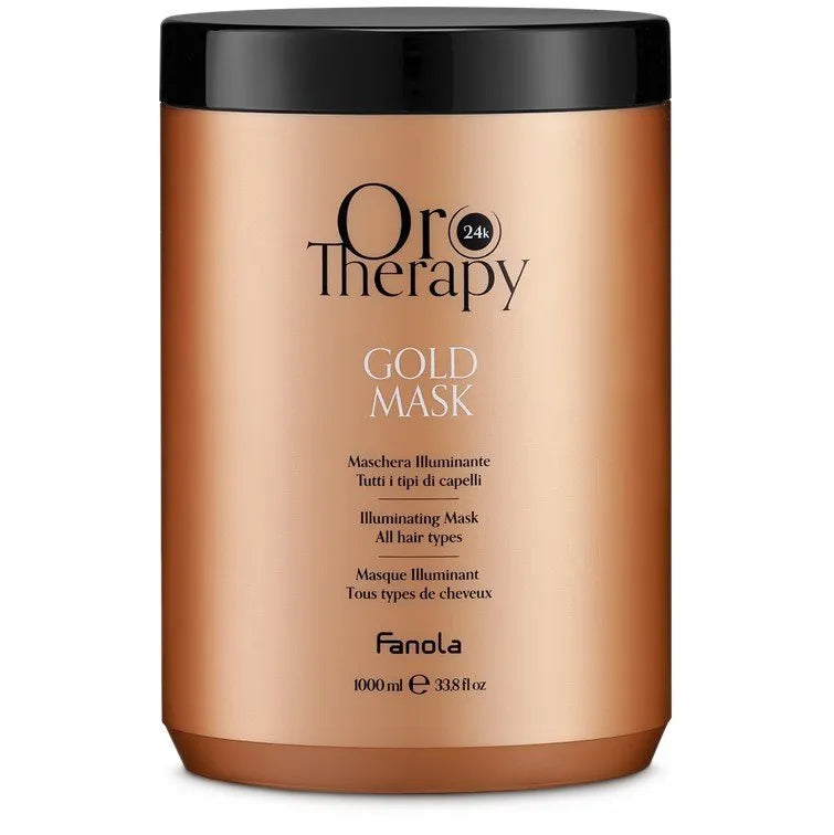 Fanola Oro Therapy Gold Mask Maschera Illuminante per tutti i tipi di capelli 1000 ml