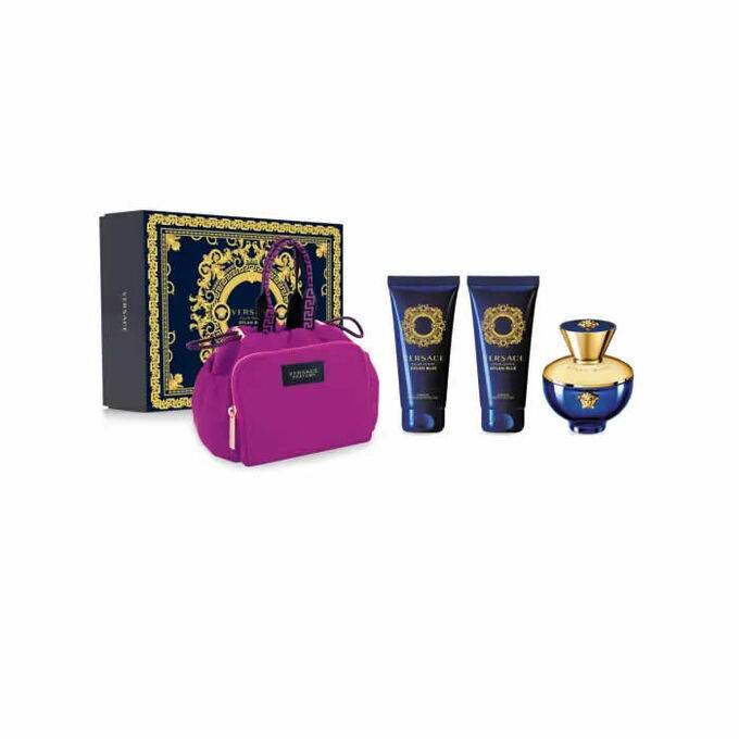 Versace Dylan Blue Edp 100 ml + Shower Gel 100 ml + Body Lotion 100 ml + Soft Beauty Case