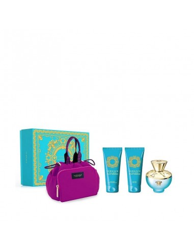 Versace Dylan TourquoiseEdt 90 ml + Shower Gel 100 ml + Perfumed Body Gel 100 ml + Soft Beauty Case