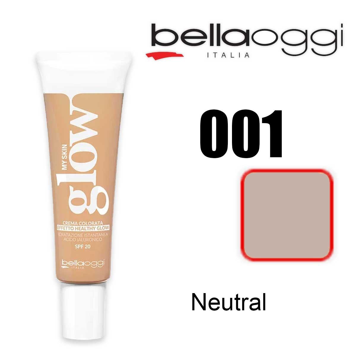 Bellaoggi My Skin Glow Crema Colorata SPF 20 01 Neutral
