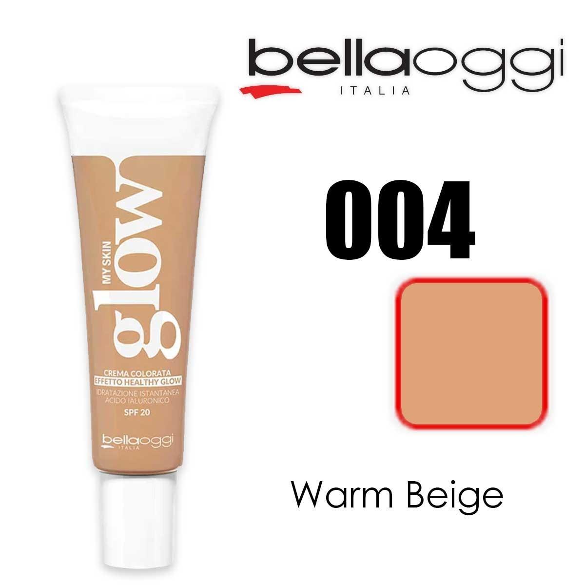Bellaoggi My Skin Glow Crema Colorata SPF 20 04 Warm Beige