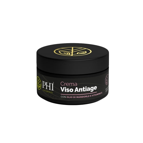 Phi Crema Viso AntiAge con Olio di Mandorle e Vitamina E 100 ml