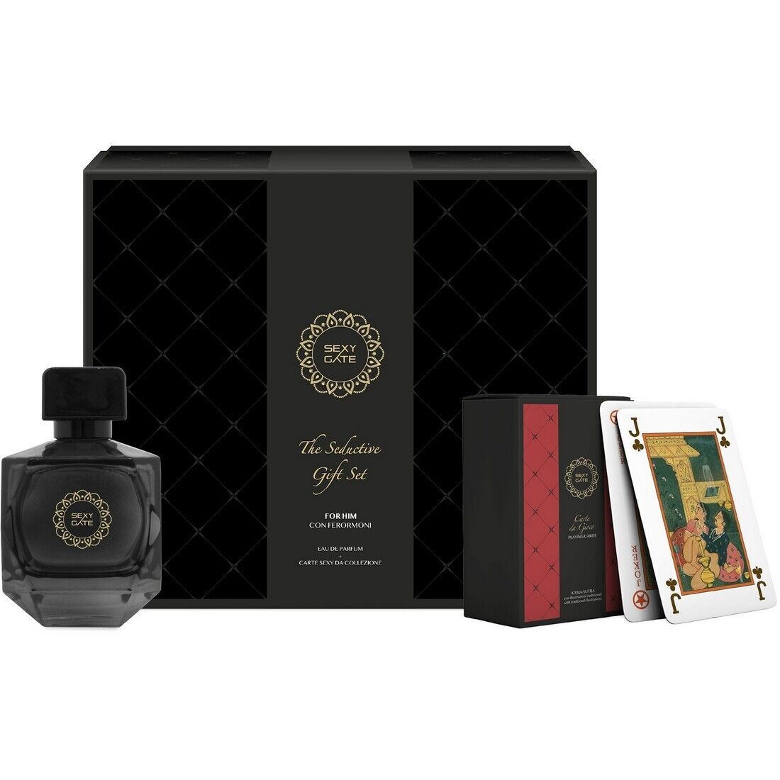 Sexy Gate Pheromone Homme Parfum 100 ml Kamasutra Playng Cards