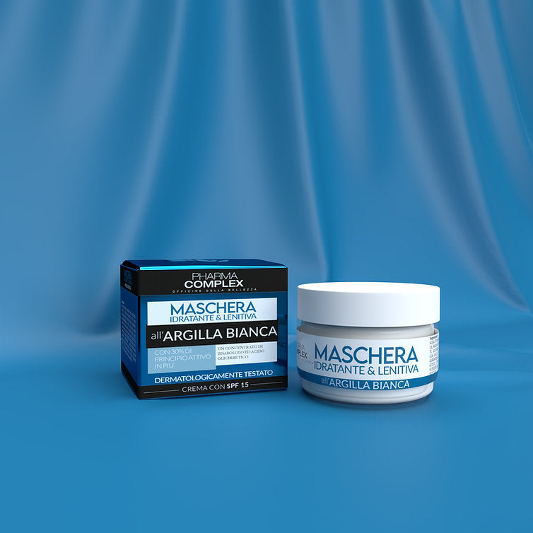 Pharma Complex Maschera Idratante e Lenitiva Argilla Bianca 50 ml