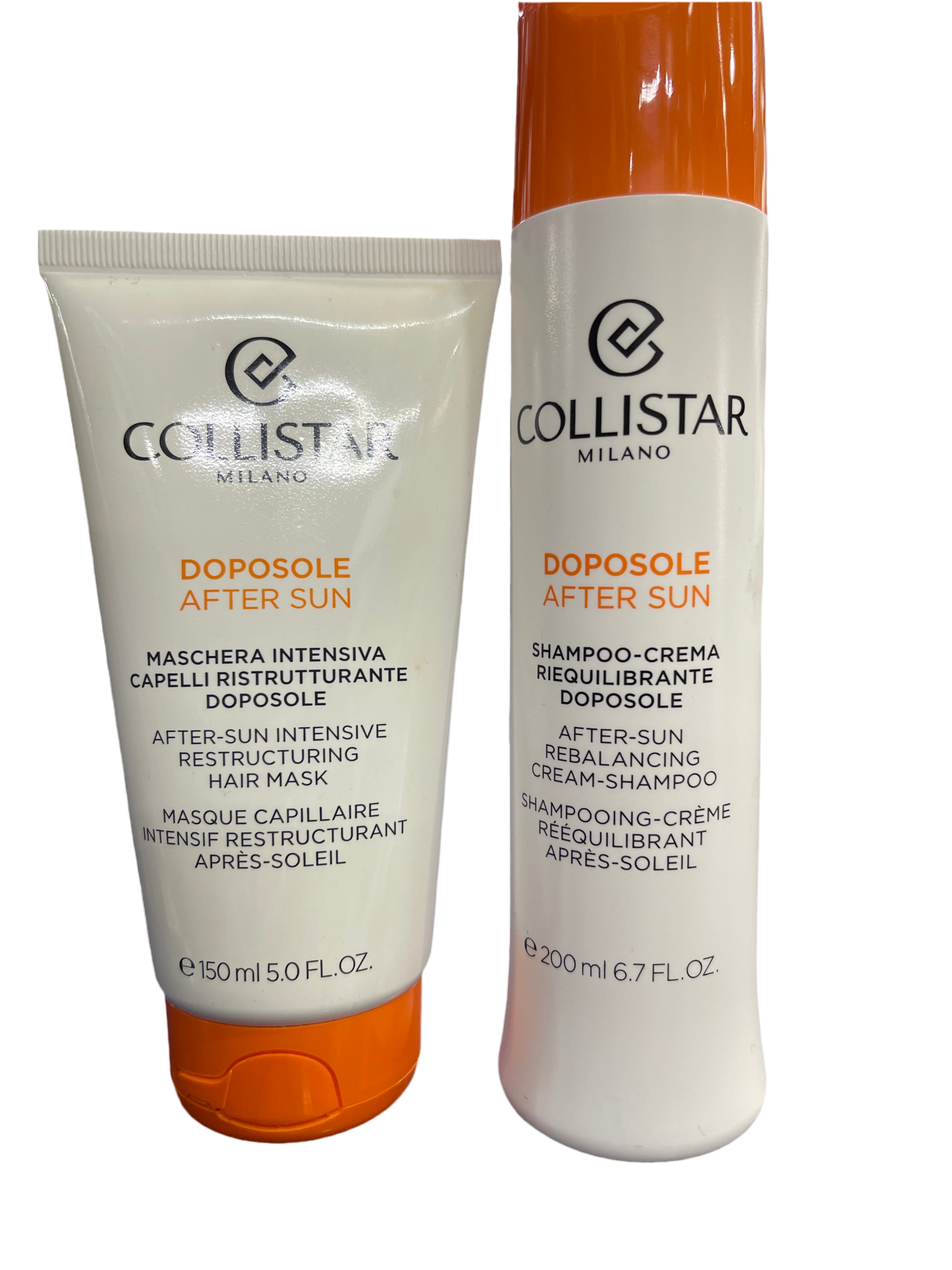 Collistar Sun Kit Shampoo Crema Riequilibrante Doposole 200 ml + Maschera Intensiva Capelli Doposole 150 ml