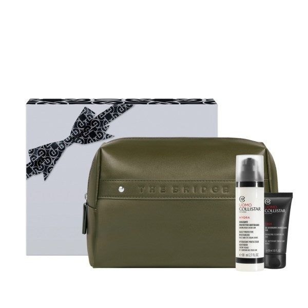Collistar The Bridge Unbox Your Style  Kit Uomo Viso Idratante Protettivo Quotidiano e Gel Detergente