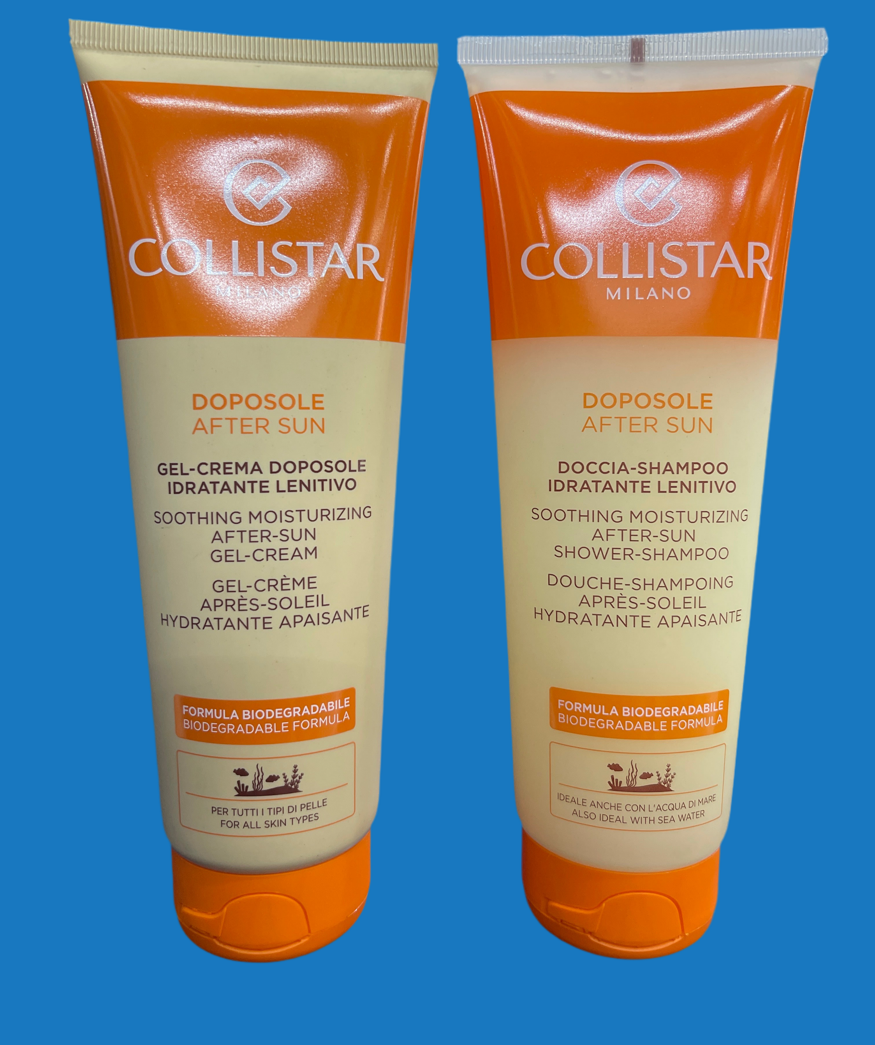 Collistar Sun Kit  DOCCIA-SHAMPOO DOPOSOLE LENITIVO BIODEGRADABILE - 250ML + Gel Crema Doposole 250 ml
