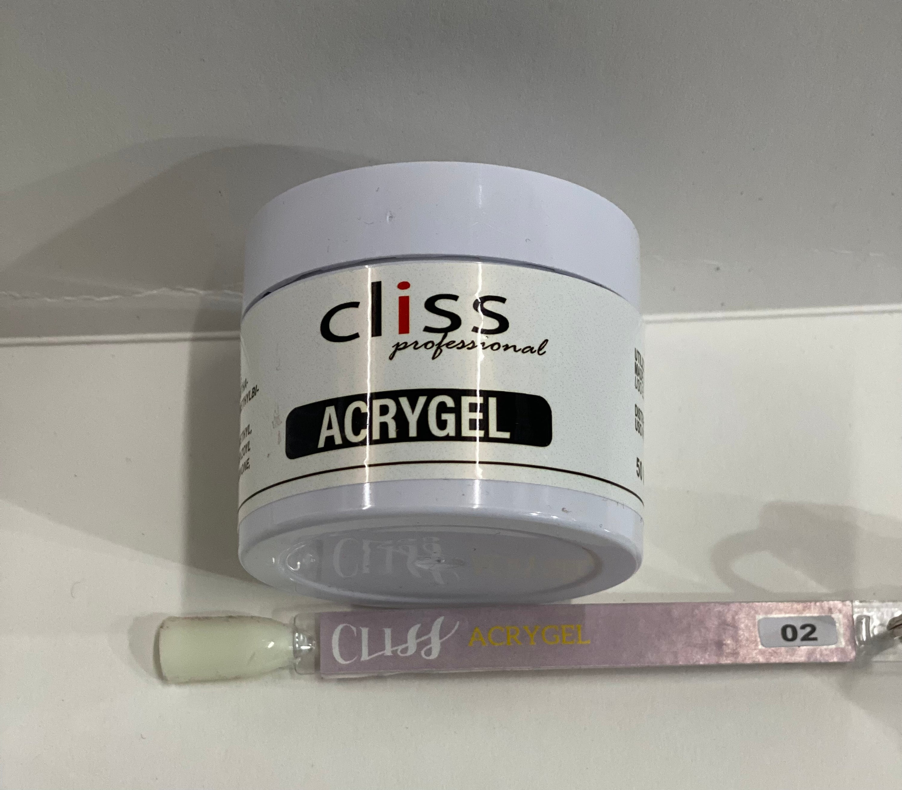 Cliss AcryGel Modeling Builder 02 Bianco Latte