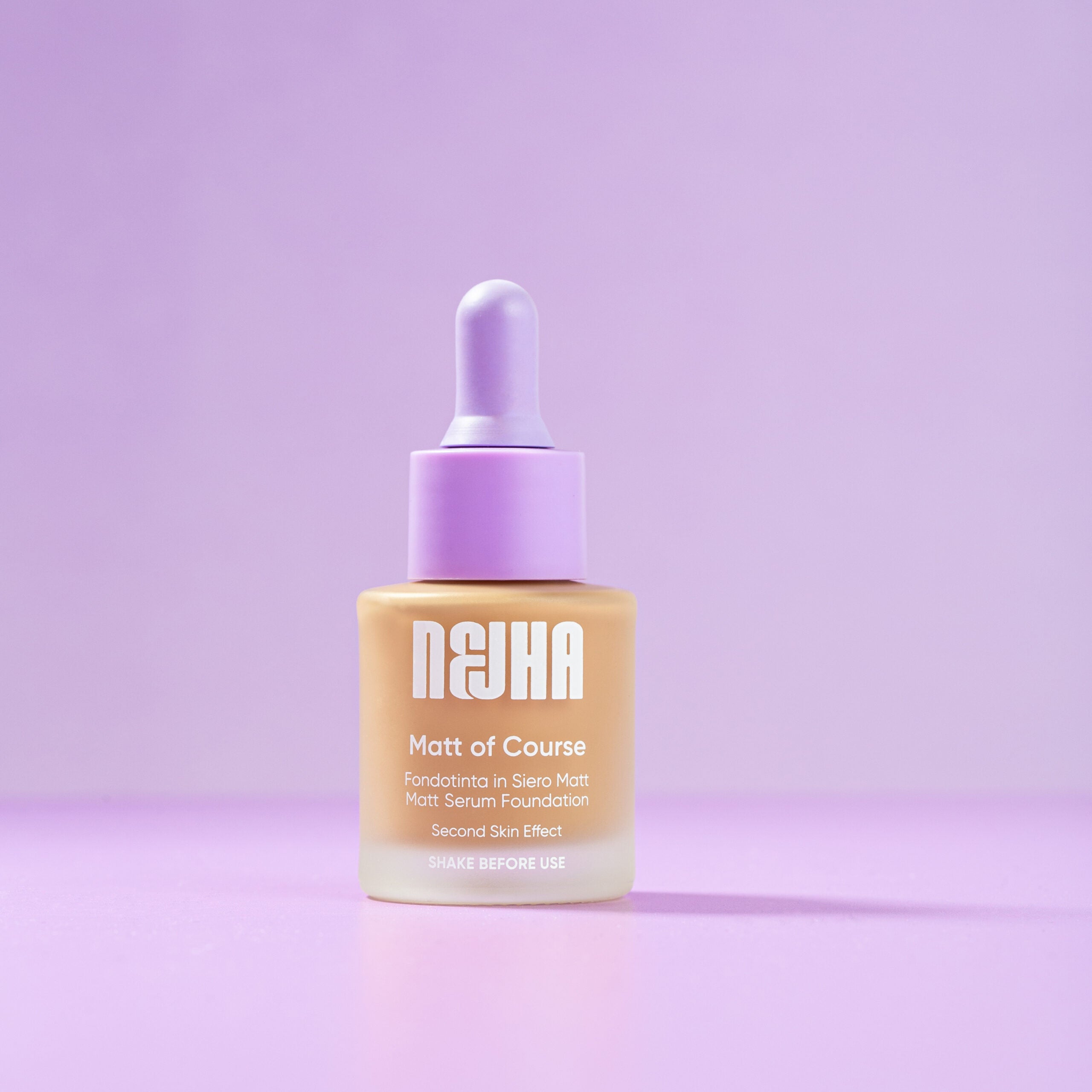 Nejha Matt of Course – Fondotinta Matt –  W08 Toffee