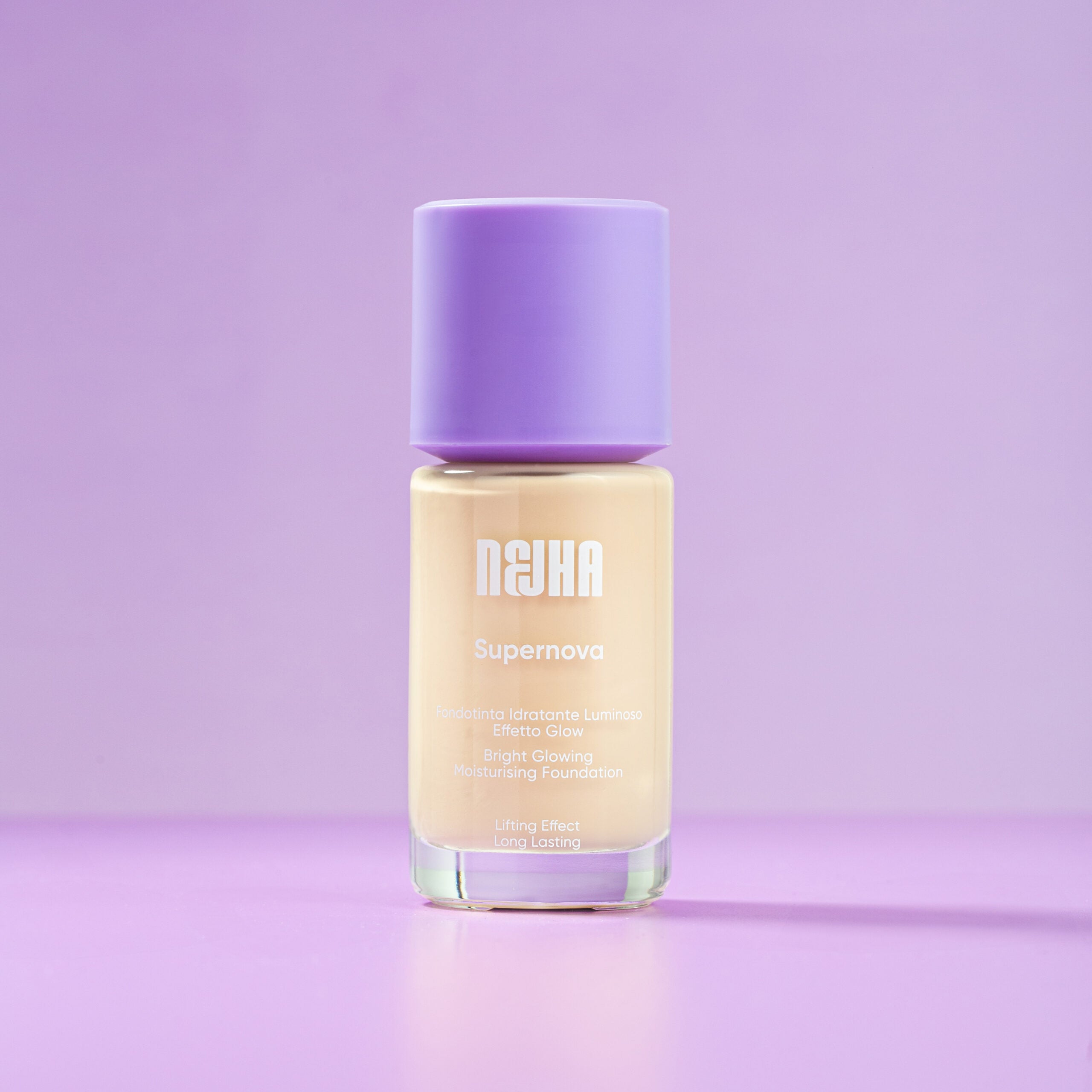 Nejha Supernova – Fondotinta Glow – C01 Porcelain