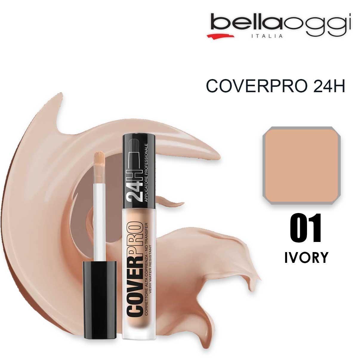 BELLAOGGI COVER PRO 24H CORRETTORE ALTA COPRENZA 01 IVORY