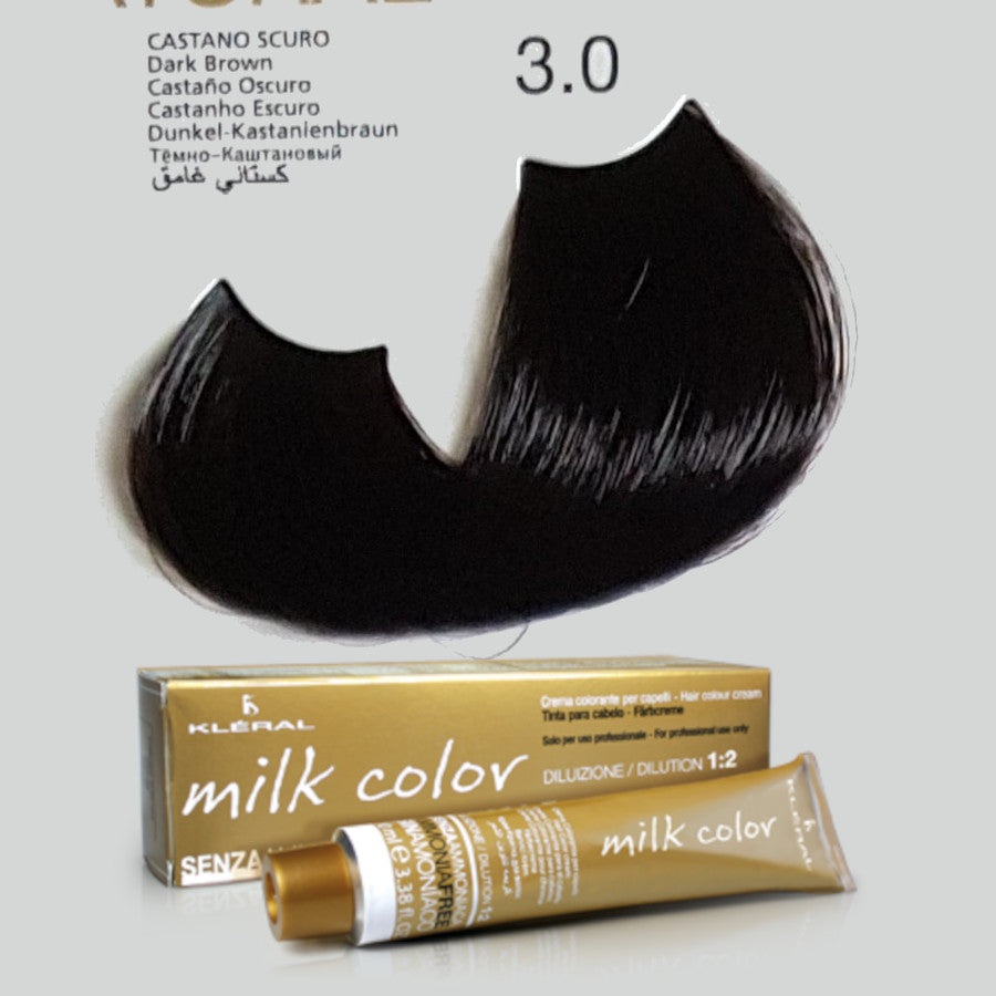 KLERAL Milk Color Tintura Senza Ammoniaca 3.0