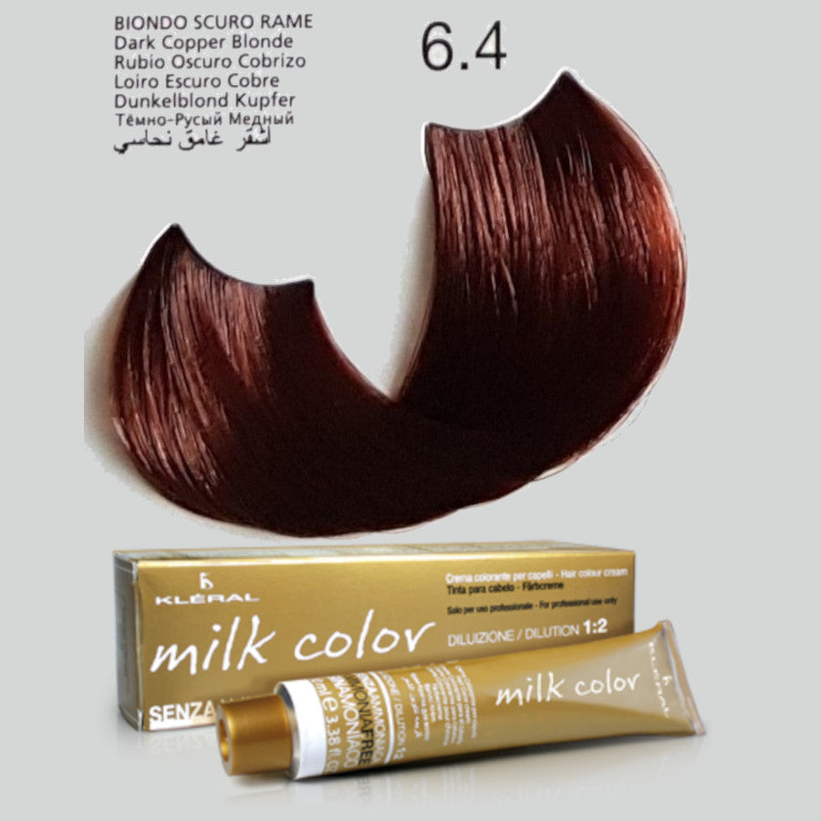 KLERAL Milk Color Tintura Senza Ammoniaca 6.4