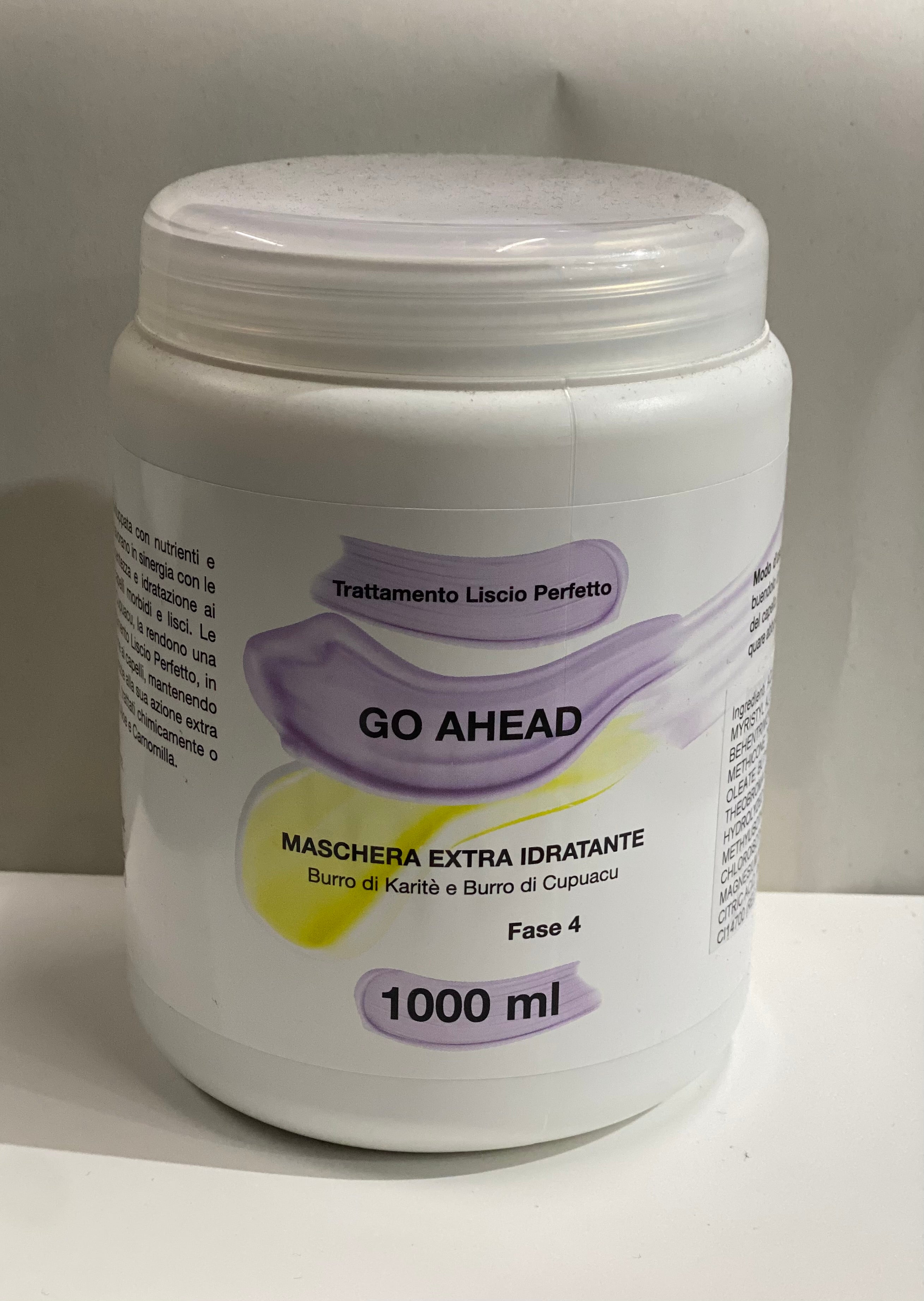 Go Ahead Trattamento Liscio Perfetto Fase 4 Maschera Extra Idratante 1000 ml