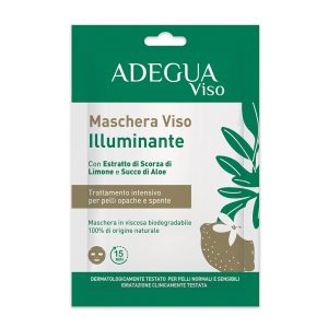 Adegua Viso Maschera Viso Illuminante con Estratto di Scorza di Limone e Succo di Aloe