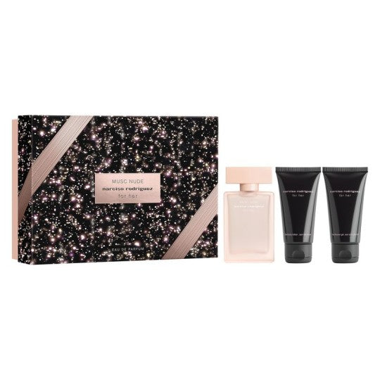 Narciso Rodriguez Musc Nude Edp 50 ml + Body Lotion 50 ml + Shower Gel 50 ml