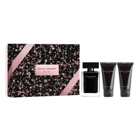 Narciso Rodriguez For Her Edt 50 ml + Body Lotion 50 ml + Shower Gel 50 ml