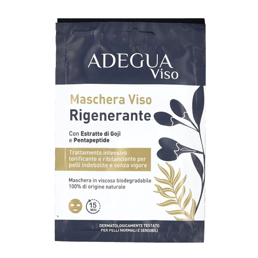 Adegua Viso Maschera Viso Rigenerante Con Estratto di Goji e Pentapeptide