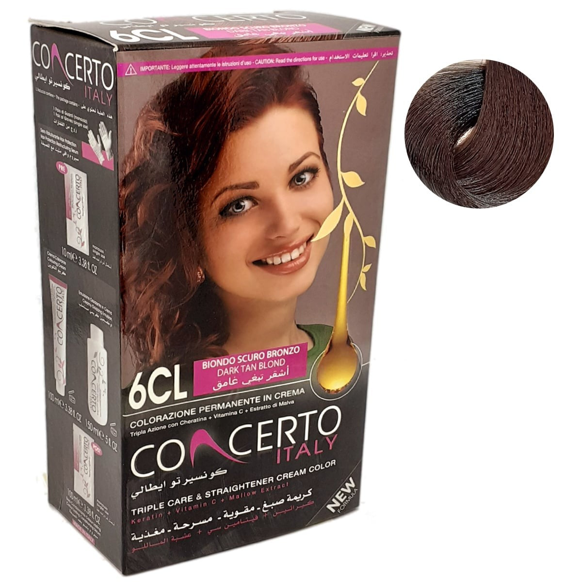 Concerto Shampo Colore 6CL Biondo Scuro Bronzo