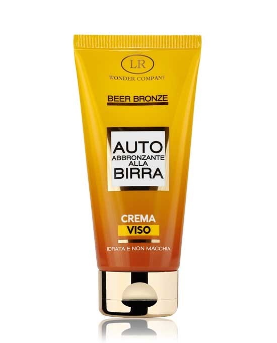 Beer Cream Solare AutoAbbronzante alla Birra Viso Idratante 75 ml