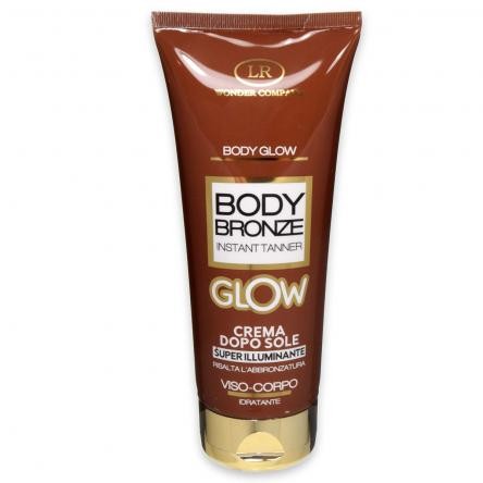 Body Bronze Instant Tanner Crema Doposole Super Illuminante Viso-Corpo 200 ml