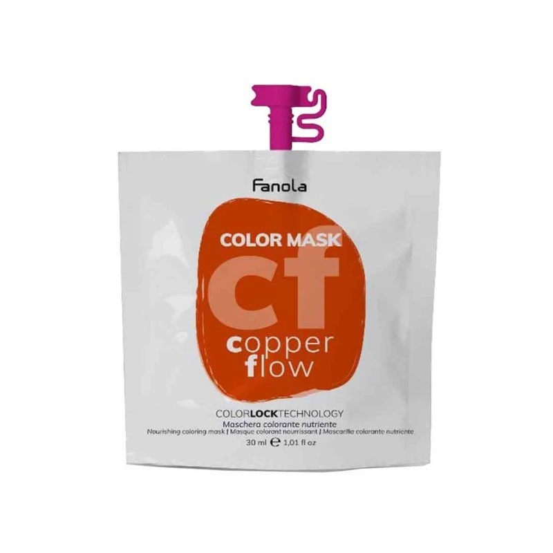 Fanola Color Mask Copper Flow - Maschera Colorante Nutriente 30 ml