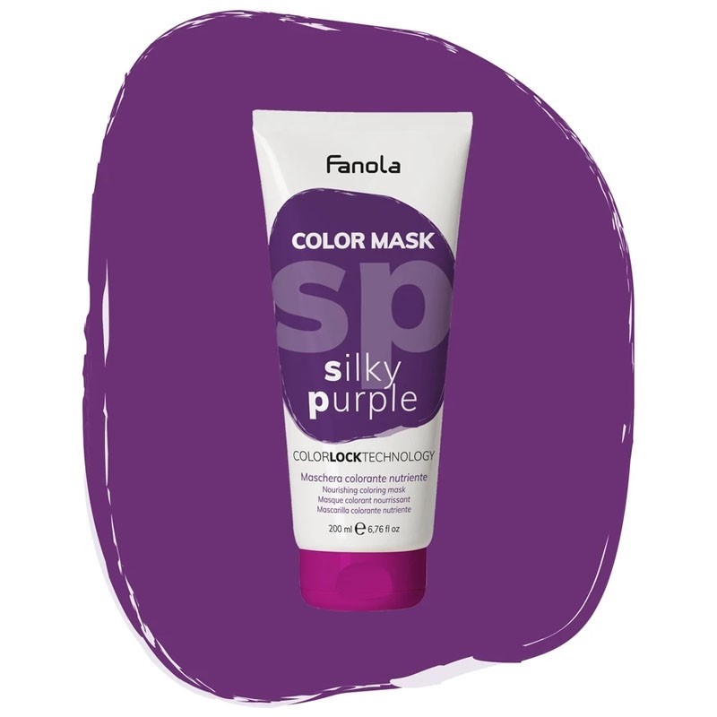 Fanola Color Mask Silky Purple - Maschera Colorante Nutriente 200 ml