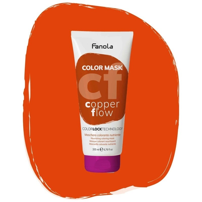 Fanola Color Mask Copper Flow - Maschera Colorante Nutriente 200 ml