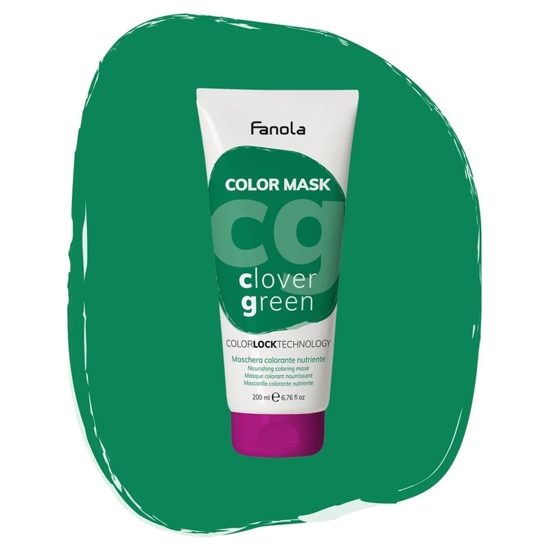 Fanola Color Mask Clover Green - Maschera Colorante Nutriente 200 ml