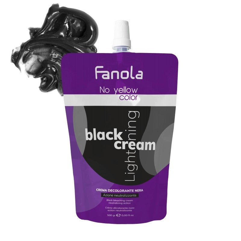 Fanola No Yellow Color Black Lightening Crema Decolorante Nera 500 gr.