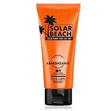 Solar Beach Solare SuperAbbronzante Senza Protezione Viso e Corpo Idratante 100 ml