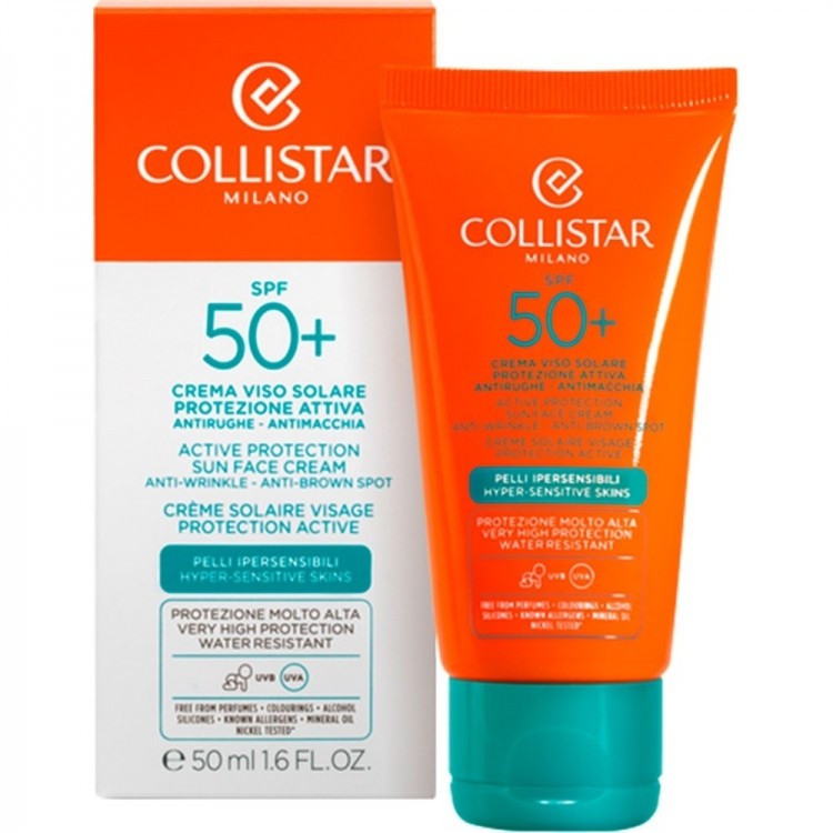 COLLISTAR CREMA VISO SOLARE 50 +