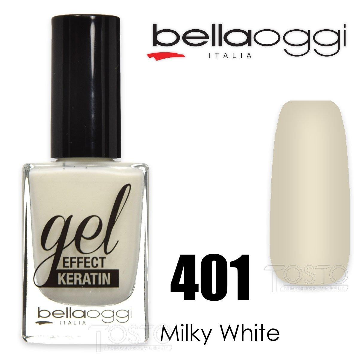 Bellaoggi Smalto Gel Effetto Keratina 401 Milky White