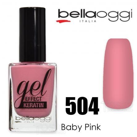 Bellaoggi Smalto Gel Effetto Keratina 504 Baby Pink