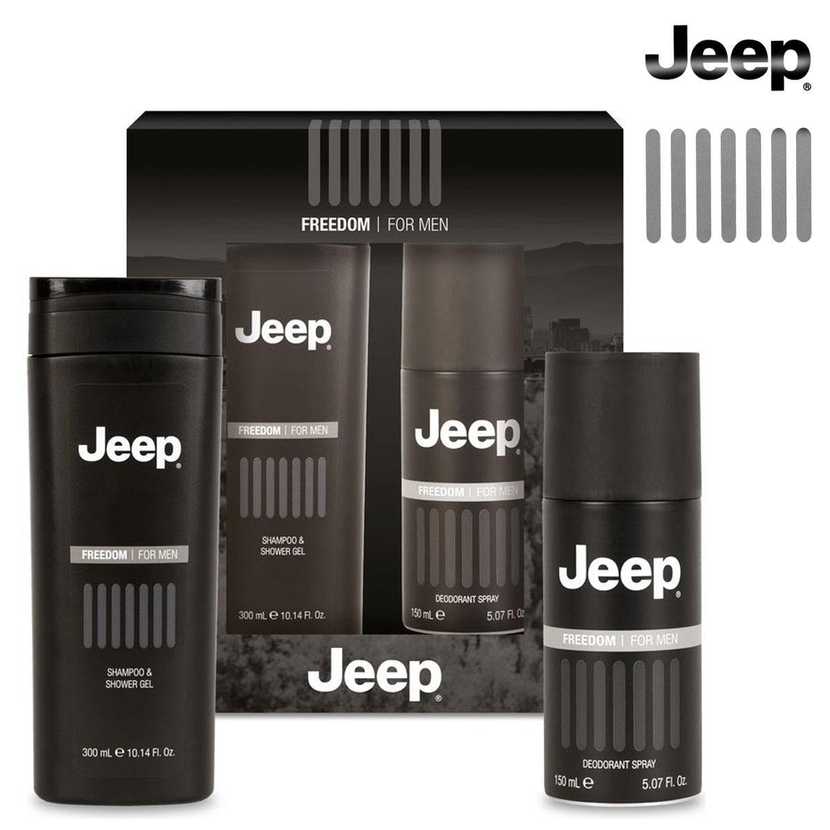 Jeep Freedom For Man Shampo& Shower gel 300 ml + Deodorante spray 150 ml