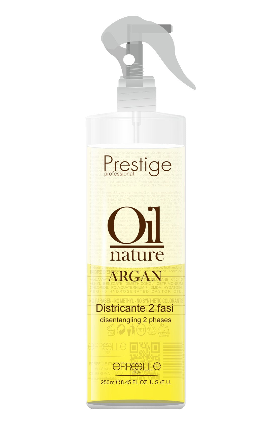 Prestige Oil Nature Argan Fluido Districante Bifasico 250 ml