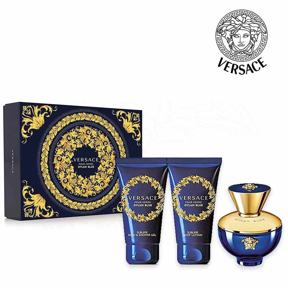 Versace Dylan Blue pour Femme Edp 50 ml + Shower Gel 50 ml + Body Lotion 50 ml