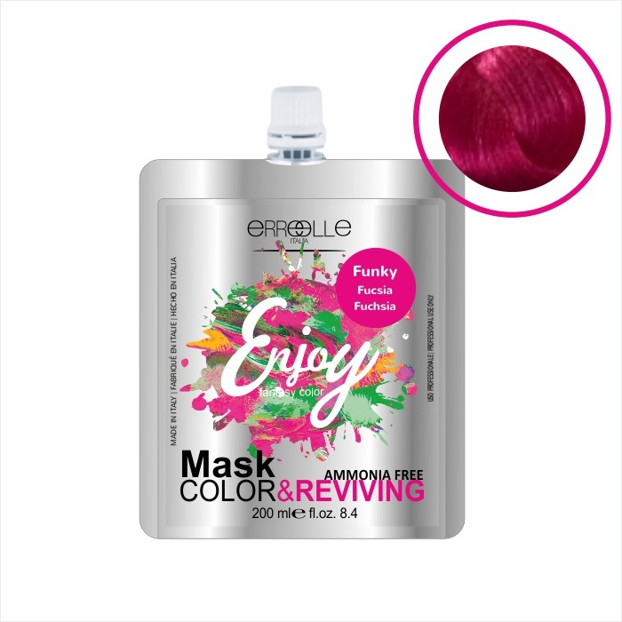 Enjoy Mask Color & Reviving Ammonia free 200 ml Funky Fucsia