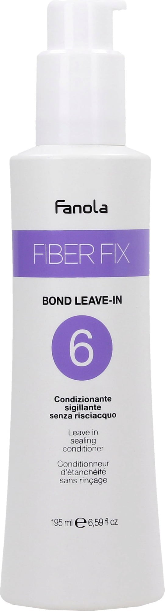 Fanola Fiber Fix 6 Fiber Bond Leave in Condizionatore Sigillante senza risciacquo