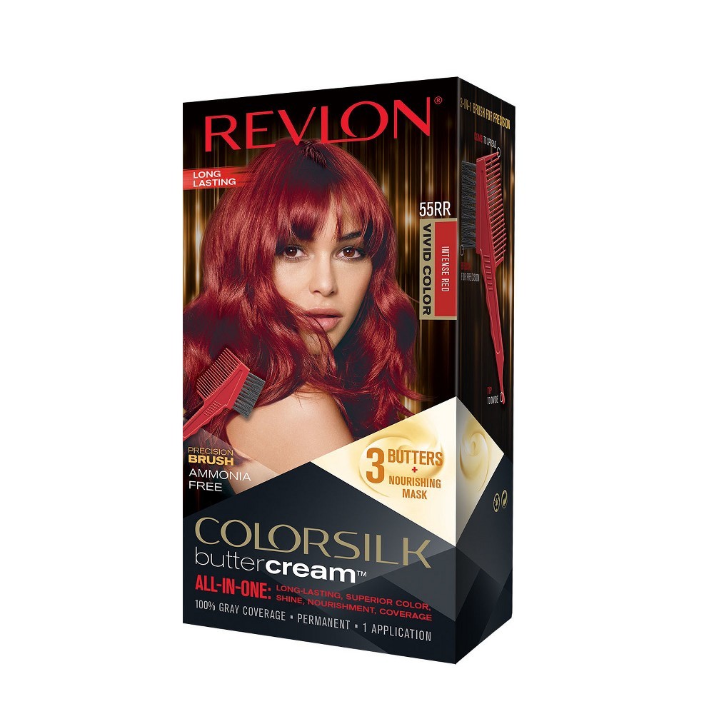 Revlon Colorsilk All in one Butter Cream Shampoo Colore Senza Ammoniaca 55 RR Rosso Intenso Vivido